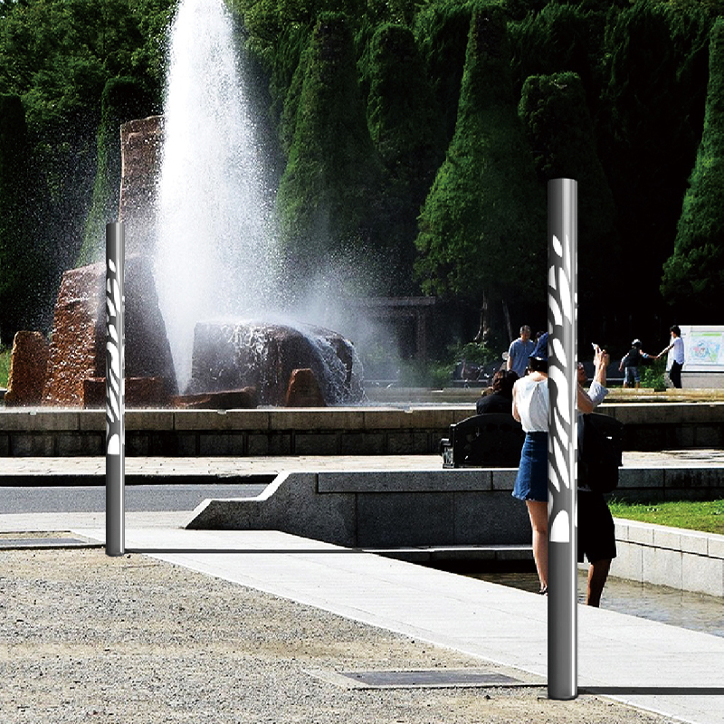 Colonne lumineuse extérieure en aluminium KENT