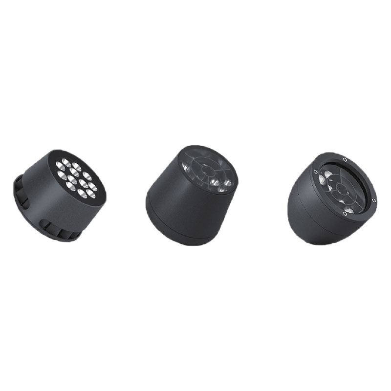 Poteau lumineux solaire en aluminium ESCH