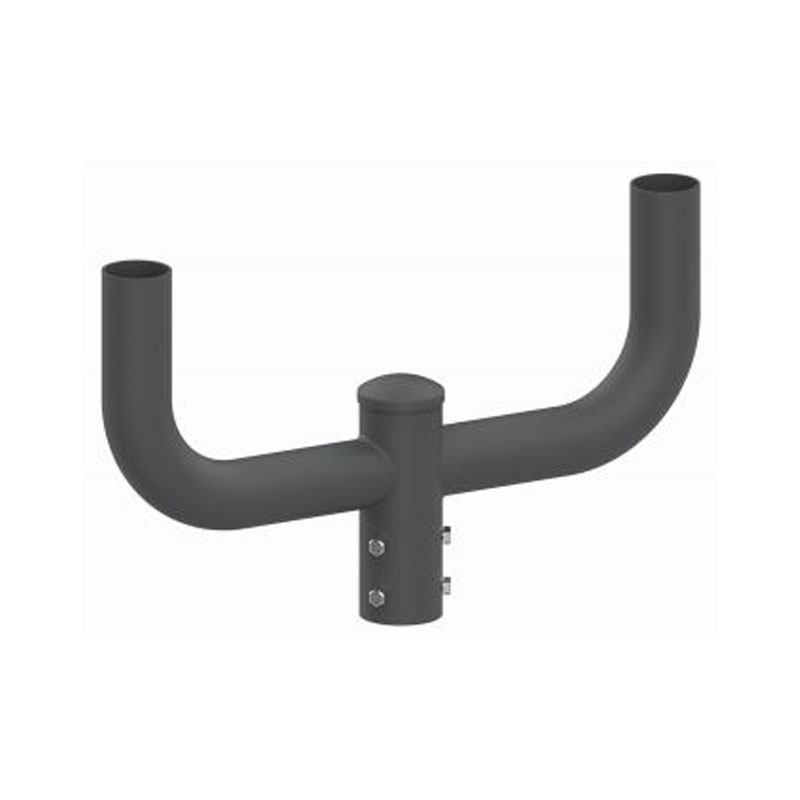 Adapteur de tenon externe vertical rond de 5 pouces pour poteau d'éclairage