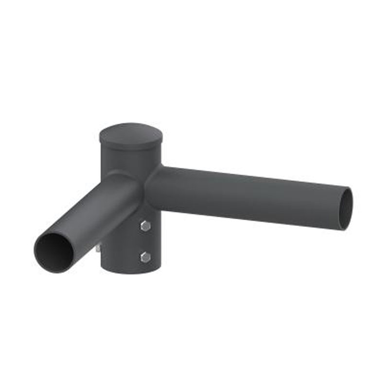 Adapteur de tenon externe horizontal rond de 4 pouces pour poteau d'éclairage