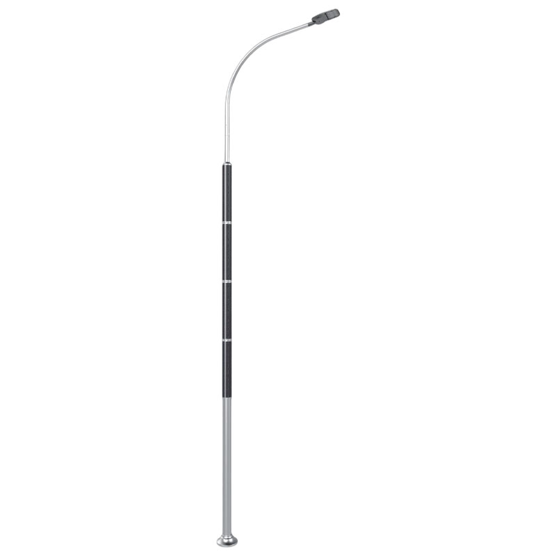 Poteau lumineux solaire flexible HJT résistant à la corrosion GYULA