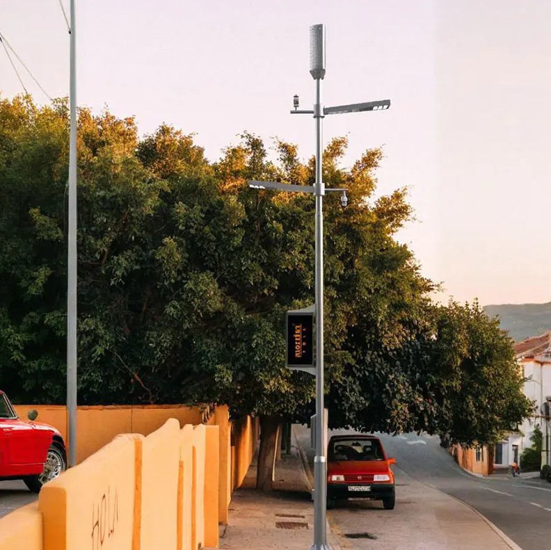 Comment fonctionne un poteau lumineux intelligent ?
